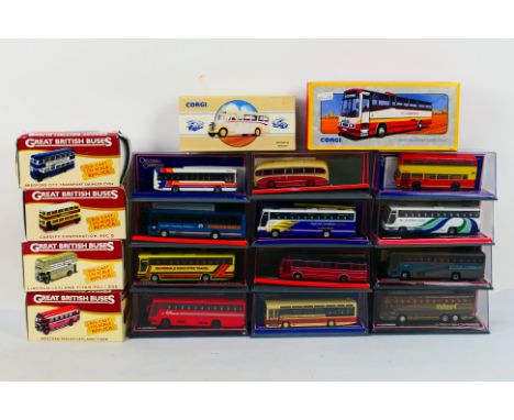 Corgi Original Omnibus - Atlas Editions - Corgi - 18 boxed diecast model buses predominately 1:76 scale Corgi Original Omnibu