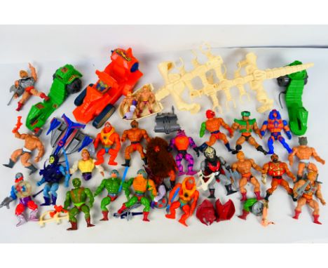 MOTU - Mattel - A collection of loose figures, vehicles, and accessories from Mattel's Masters of the Universe collection. Lo