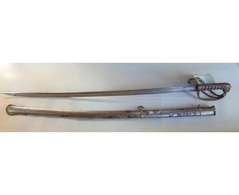 A George IV cavalry sword, the blade marked Hamburge &amp; Co, 30 Kings Street, Covent Garden, London, further marked Wm A  H