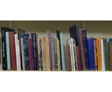 A quantity of books about Bath and related subjects, a small number of British topographical books, The Doomsday Book Studies