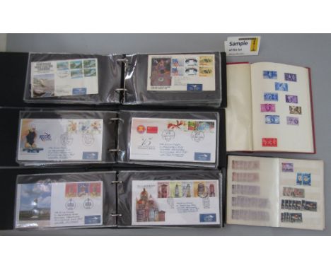 A collection of stamp albums and FDCs, albums contents relate to Malaysia and Singapore (12)