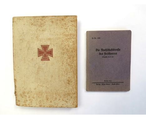 A Third Reich era German "Replenishment Service of the 88th Infantry Division on Campaign Against France in 1940" official bo