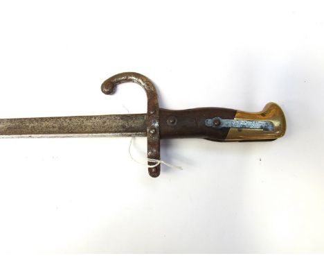 A 19th Century French Gras bayonet, no scabbard 