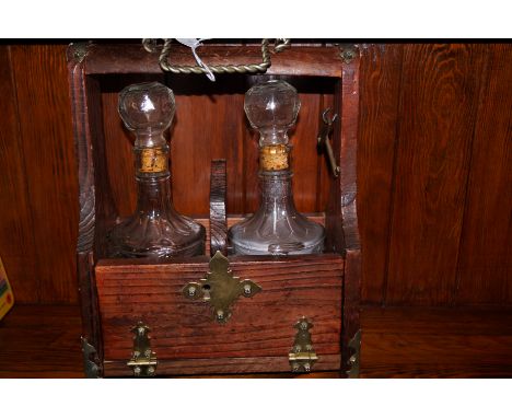 Two decanter tantalus