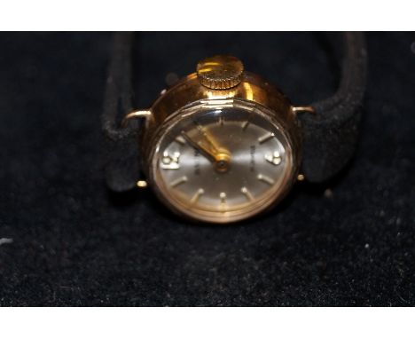 Baume 9ct gold case vintage ladies wristwatch