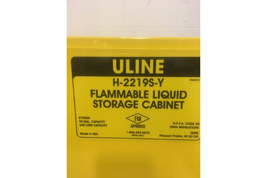 Uline Standard Flammable Storage Cabinet 1 90 Gallon 340 Liter