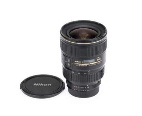 A Nikon AF-S Nikkor ED IF f/2.8 D 17-35mm Lens black, serial no.288576, body F, optics G, dust