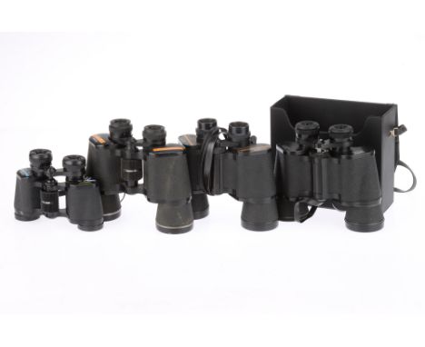 A Selection of Binoculars, to include a set of Halina Discovery 20x50, a set of Prinz 10x50, a set of Light Master 10x50, &am