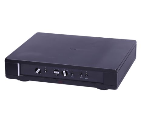 A Rega IOS Phono Stage, black, serial no. 00097 Note: This Hi-Fi item is from a deceased estate which was fully working and u