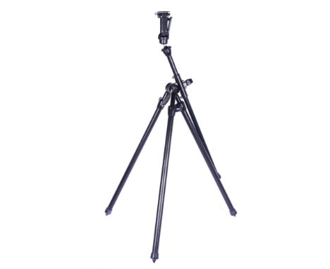 A Benbo 2 Tripod, with Manfrotto #222 tripod head, with plate, in carry case,