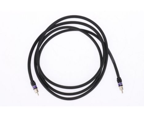 A Kimber Kable Cadence Interconnector Cable, overall lenght 2 meters Note: This Hi-Fi item is from a deceased estate which wa