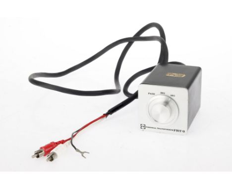 A Fidelity Research Toroidal Transformer FRT-3, black/chrome Note: This Hi-Fi item is from a deceased estate which was fully 