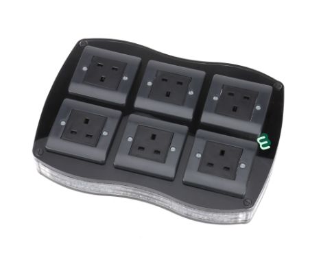 A MusicWorks ReFlex Ultra G2 Star Earth Distribution Block, black, serial no. 0235 Note: This Hi-Fi item is from a deceased e