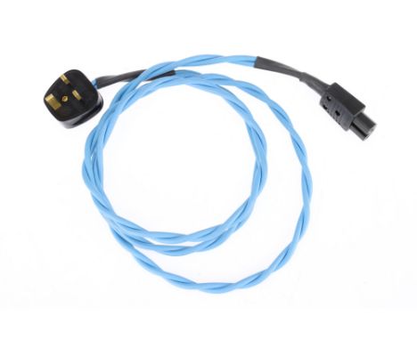 A Nordost El Dorado Mains Power Cable, overall lenght 2.1 meters Note: This Hi-Fi item is from a deceased estate which was fu