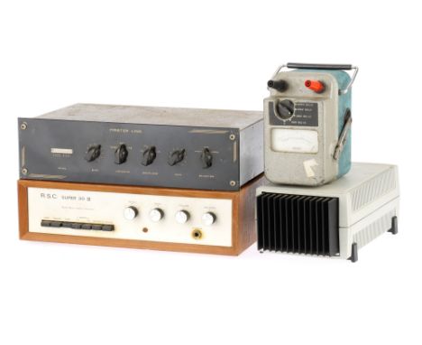 A Selection of Audio &amp; Radio Devices, to include a R.S.C. Super 30 III, powers on when connected to power, no other tests