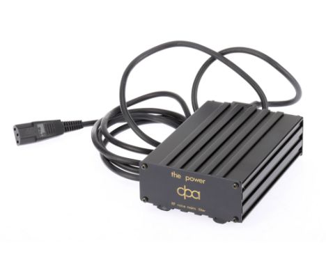 A Delta Precision Audio 'The Power' RF Noise Mains Filter, black Note: This Hi-Fi item is from a deceased estate which was fu