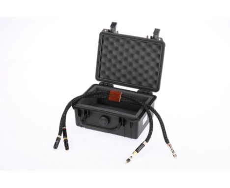 A Kimber Kable KS 1030 Cable, with phono termination points, overall length 60 cm Note: This Hi-Fi item is from a deceased es