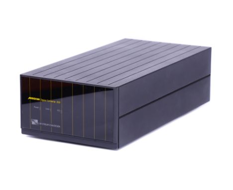 A Meridian Digital Converter 203, black, serial no. X100456 Note: This Hi-Fi item is from a deceased estate which was fully w