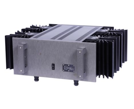 A Krell KSA-80 Class A Power Amplifier, black, serial no. 8950 Note: This Hi-Fi item is from a deceased estate which was full