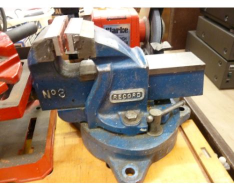 Blue Record No. 3 bench vice