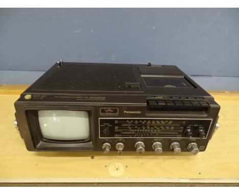 Vintage Panasonic TV/radio/cassette player from a house clearance&nbsp;
