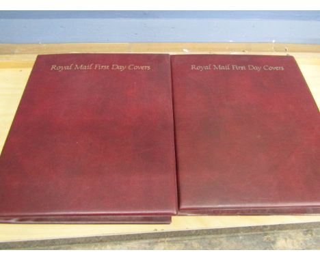 2 First day cover albums 1980's  not all pages photographed 