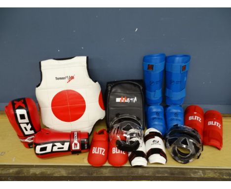 Martial Arts body armour/guards/gloves etc. Karate/Taekwondo/boxing