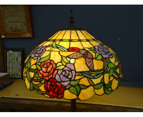 Tiffany style Butterfly floor lamp in good working order as pictured&nbsp;