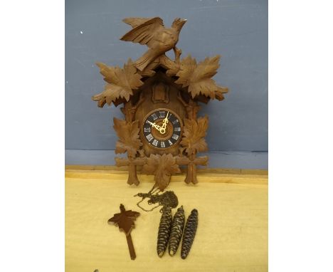 Cuckoo clock with weights&nbsp;