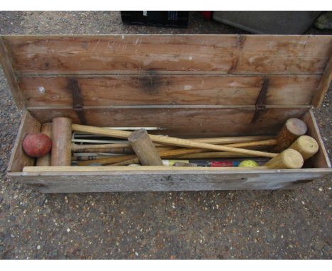 vintage croquet set&nbsp;