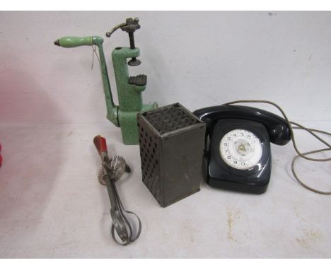 Vintage kitchenalia and phone&nbsp;