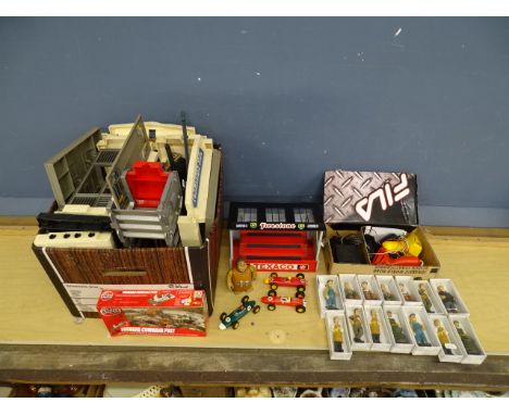 Model railway figures, Scalextric cars and vintage BraveStarr figure etc&nbsp;
