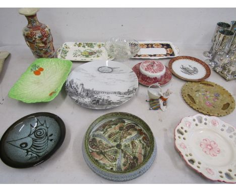 Assorted ceramics inc Denby, Lotus pottery, Beswick etc&nbsp;