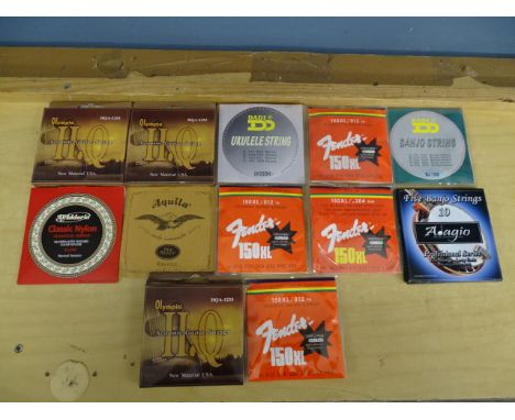 Guitar strings to include Fender etc&nbsp;