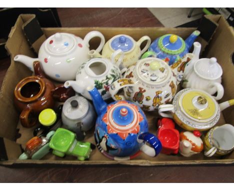 Novelty teapots inc Portmeirion tea for one&nbsp;