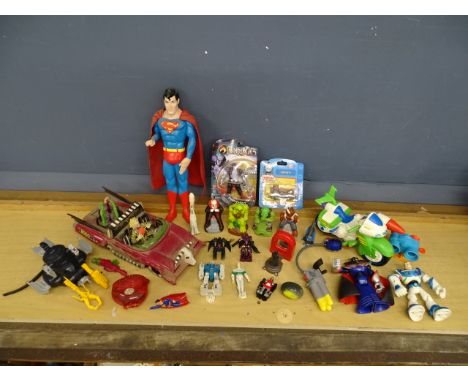 Vintage toys to include Beetlejuice, Transformers, Superman, Polly Pocket and Matchbox Monsters in my Pocket etc&nbsp;