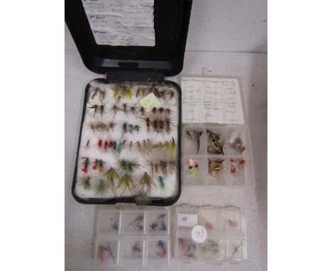 Fly fishing- 2 box dry flies (67 and 23) and box Wet's and Nymph's&nbsp;