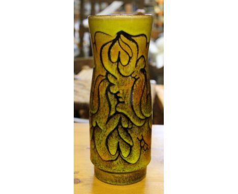 A Poole pottery vase 23cm high