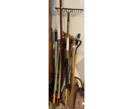 A selection of garden tools