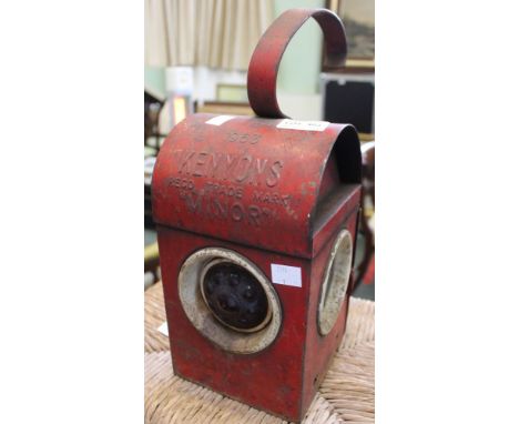 Kenyons Minor 1963 railway lamp