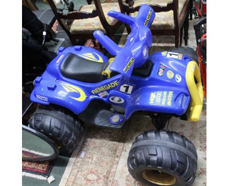 Famoplay blue child's ATV/Tractor