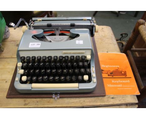 An Imperial Typewriter, Model 7 in original case