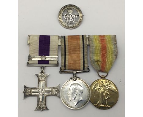 A fine WW1 double gallantry officer’s medal group, awarded to Major Arthur Samuel Warren of the Machine Gun Corps. To include
