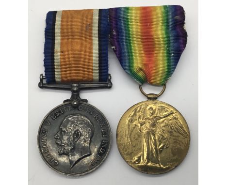 A WW1 medal pair, awarded to Mildred Moss-Flower of the Voluntary Aid Detachment. To include: the British War Medal, and the 