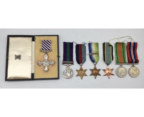 A WW2 Distinguished Flying Cross / General Service Medal medal group, awarded to 176434 Flight Lieutenant Norman Stephen Whit