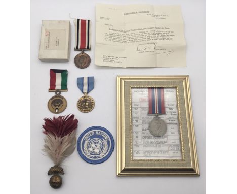 A pre-1948 era Nottinghamshire Special Constabulary Long Service Medal, awarded to Albert E.Clarke, and complete with its car