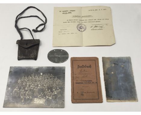 An interesting WW1 German group, relating to Gefreiter Peter Noll of the 3rd Landwehr Infantry Regiment Nr 86. To include: hi