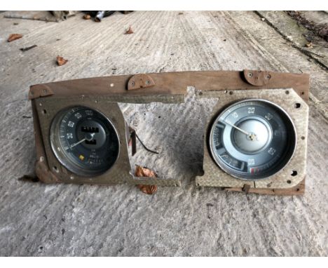 A pair of post-war BMW instruments to suit BMW 500 series.