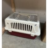 A cat travel basket
