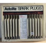 A 1950/60's Autolite spark plugs shop point of sale display unit
